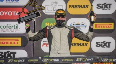 El piloto necochense Capurro logró su primer podio en el Top Race