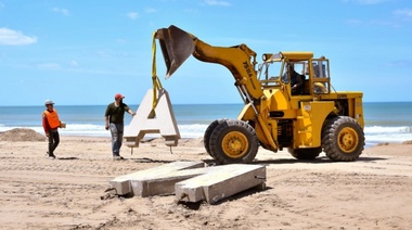 Necochea tendrá su cartel gigante de hormigón sobre la playa