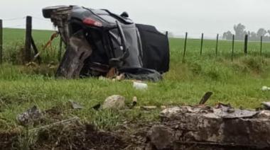 Accidente fatal en Ruta 73: un joven perdió la vida y otro quedó internado en Claromecó