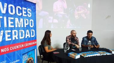Presentan en Necochea el libro "Voces, Tiempo, Verdad" sobre la tragedia de Cromañón