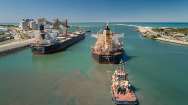Buenos vientos para Puerto Quequén: Casi 1 millón de toneladas exportadas en enero