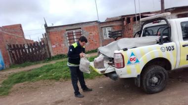 Asistencia municipal a los damnificados por el temporal