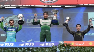 Merecido podio para el quequenense Marcos Castro en el TC Pista Pick Up: Faín se llevó la victoria