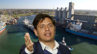 Kicillof desmintió rumores sobre el elevador de Terminal Quequén: Lo que realmente está en juego