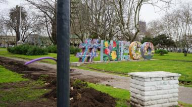 Avanza obra de Iluminación en Espacios Públicos de Necochea