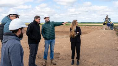 Obra fundamental en San Cayetano: Avanza la Planta de Tratamiento Cloacal