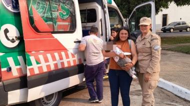 Heroína en Corrientes: Una Suboficial de la Prefectura salvó la vida de una beba de seis meses