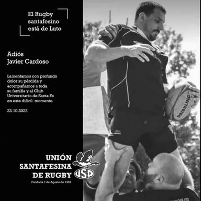 Jugador de rugby falleció el día de su retiro y en la última jugada del ...