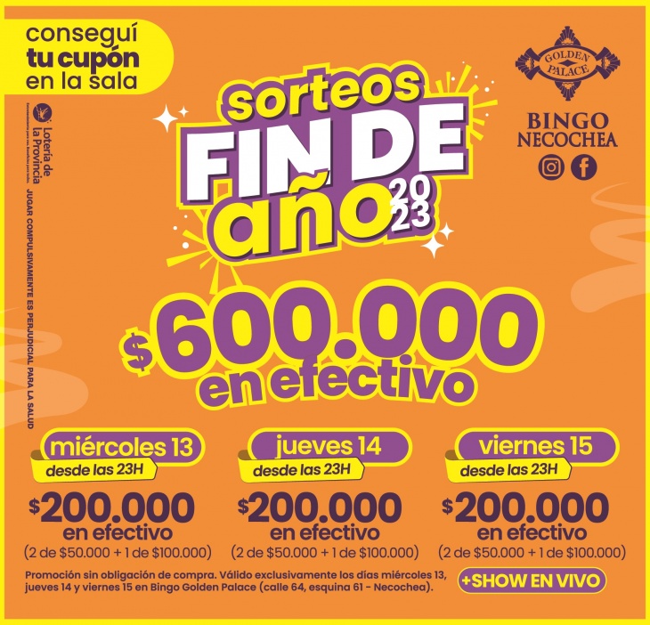 Premios en efectivo en bingo