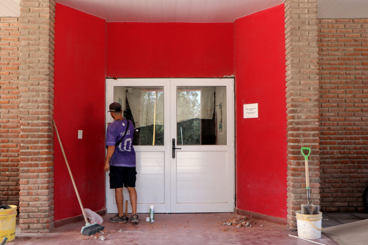 Trabajos de mejoramiento en el Hospital Municipal