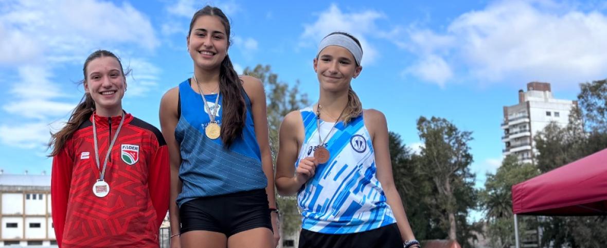 “Fue una experiencia única”: la atleta de Necochea que pospuso su viaje de egresados y escribió un capítulo del atletismo nacional