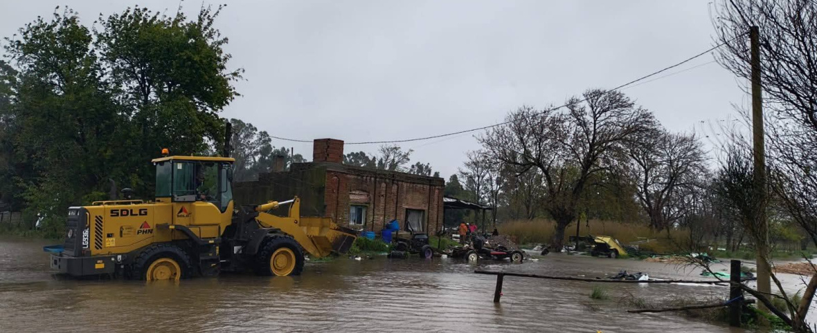 Evacuados, caminos anegados y alerta por la pleamar: el fuerte impacto del temporal en Necochea