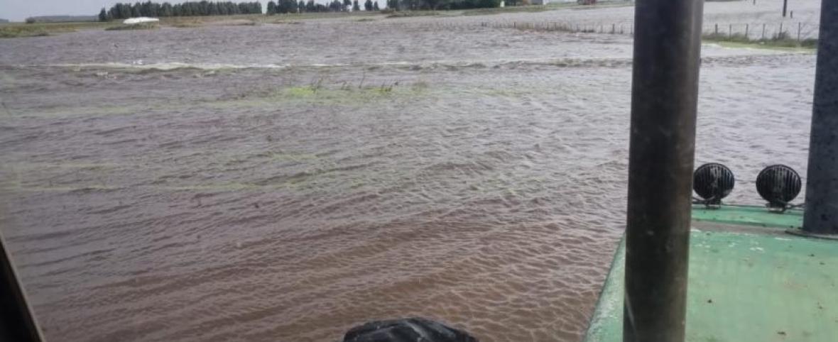 Inundaciones en la zona rural de Necochea: crece la preocupación en Termas del Campo y Los Ángeles