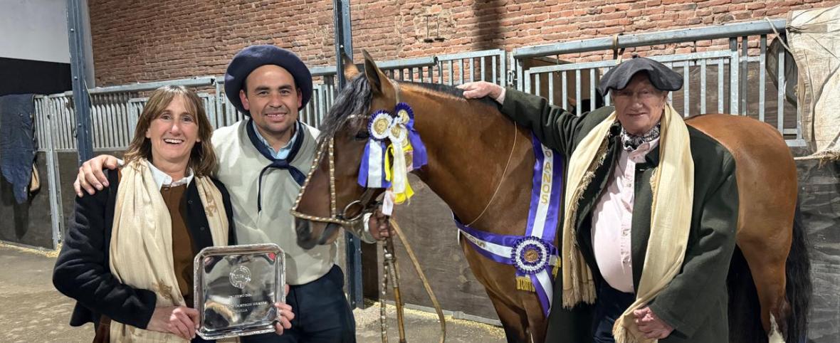 Cuatro caballos criollos, cuatro premios: La Fundadora de Necochea brilló en Palermo