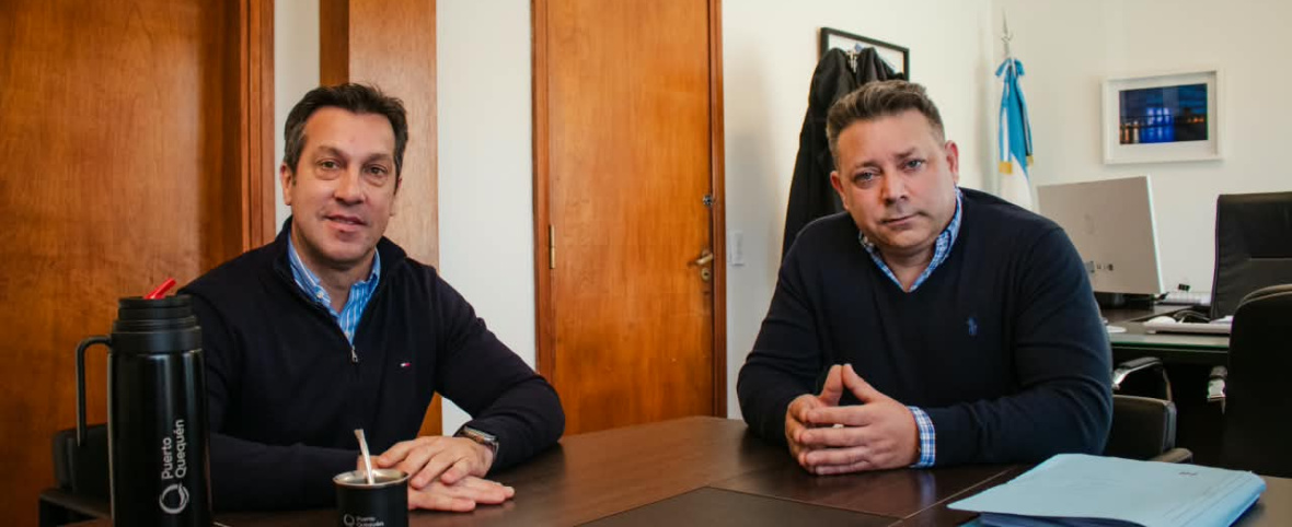 Ernesto Povilaitis asumió la presidencia de Puerto Quequén y comenzó su gestión