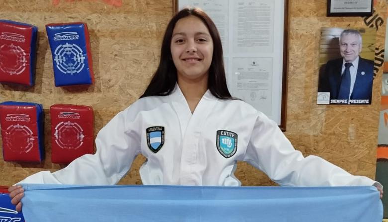 Necochea estará representada en el Mundial de Taekwondo ITF con Walkiria Godoy Caballero