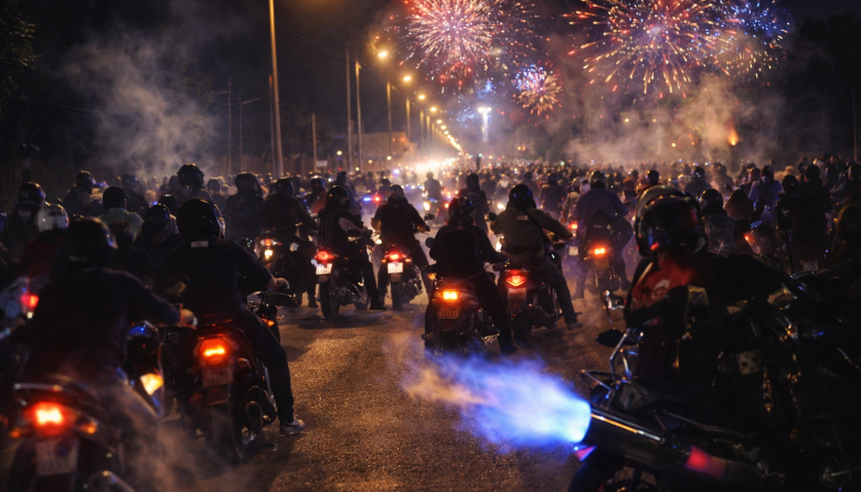 La otra cara de la Navidad: vecinos alertaron por ruidos, motos y falta de controles en Necochea