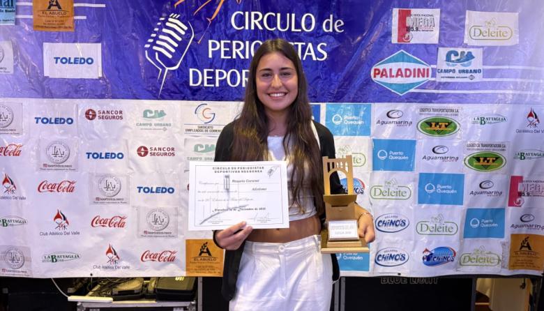 Rosario Coronel, deportista del año: una mujer en lo más alto del deporte de Necochea
