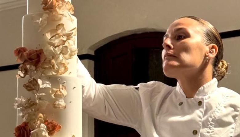 Talento emprendedor: desde Necochea, “Dulce Callejón” creó la torta del casamiento de Rocío Pardo y Nico Cabré