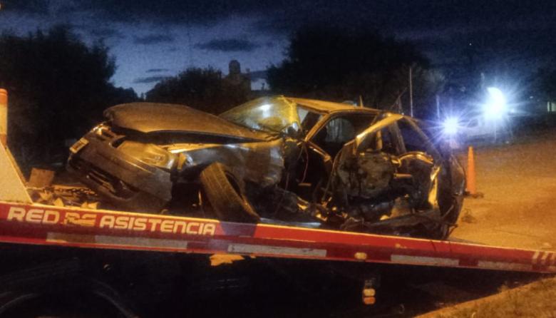 Ruta 55: grave choque frontal dejó heridos a 20 kilómetros de Pieres