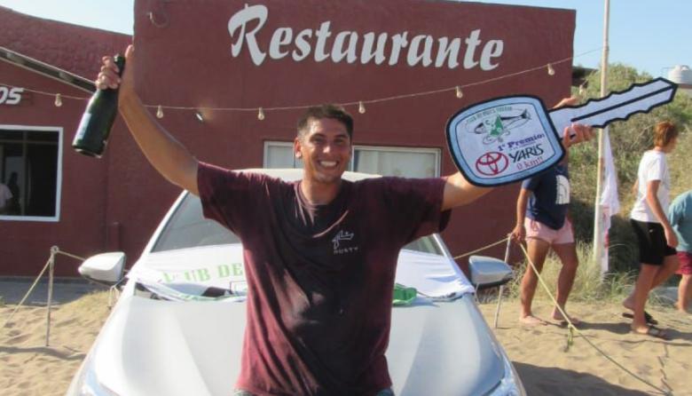 Es de Necochea, pescó una corvina de 2,464 kg y ganó un auto 0 km en Orense