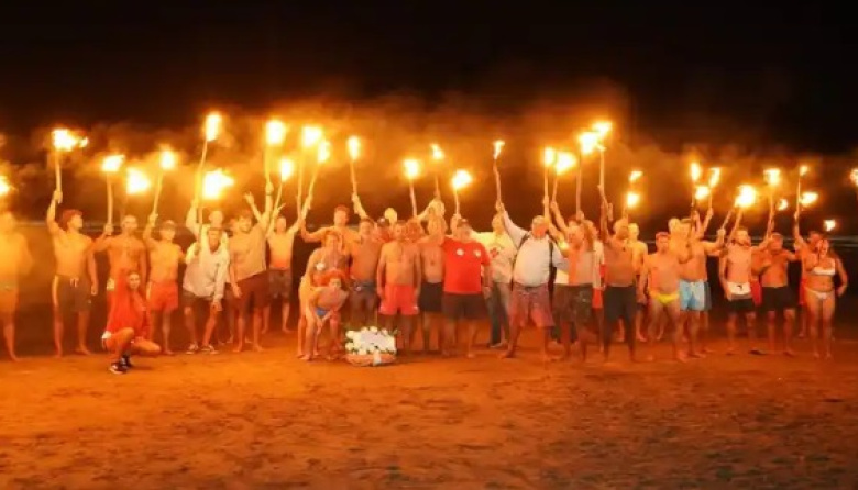 Guardavidas de Necochea y Quequén rindieron homenaje al “Colo” Posse
