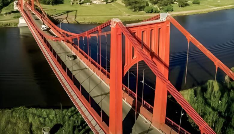 Solo por el Colgante: este jueves cortan el Puente Dardo Rocha por obras