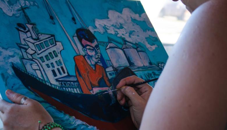 Doce artistas pintarán el puerto en vivo en una nueva edición de “Miradas Portuarias”