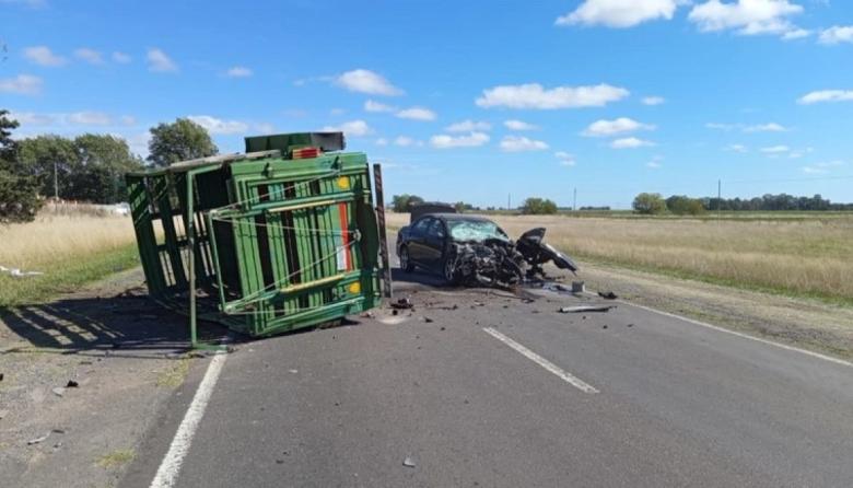 Fuerte choque en la Ruta 226, en el acceso a Olavarría: tres personas resultaron heridas