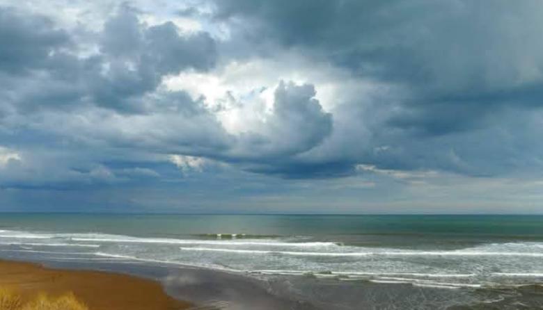 Domingo fresco en Necochea: cielo parcialmente nublado y máxima de 17°C