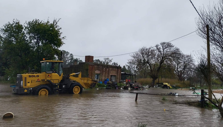 Evacuados, caminos anegados y alerta por la pleamar: el fuerte impacto del temporal en Necochea