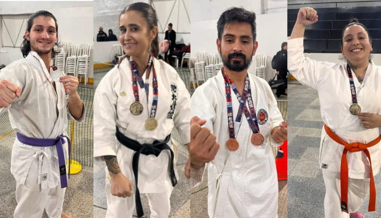 Deportistas locales dejaron a Necochea en lo más alto del karate internacional