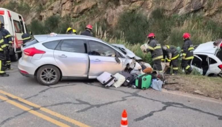 Cuatro muertos en un choque frontal en el Abra de la Ventana
