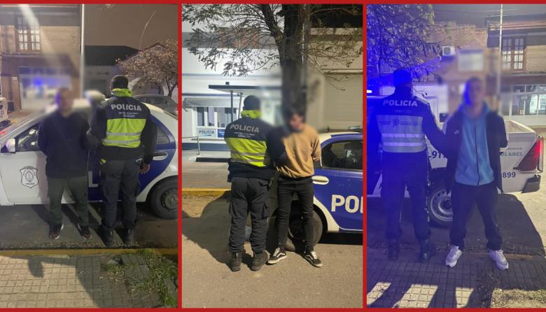 Tres aprehendidos por un intento de robo y secuestro de drogas en Necochea