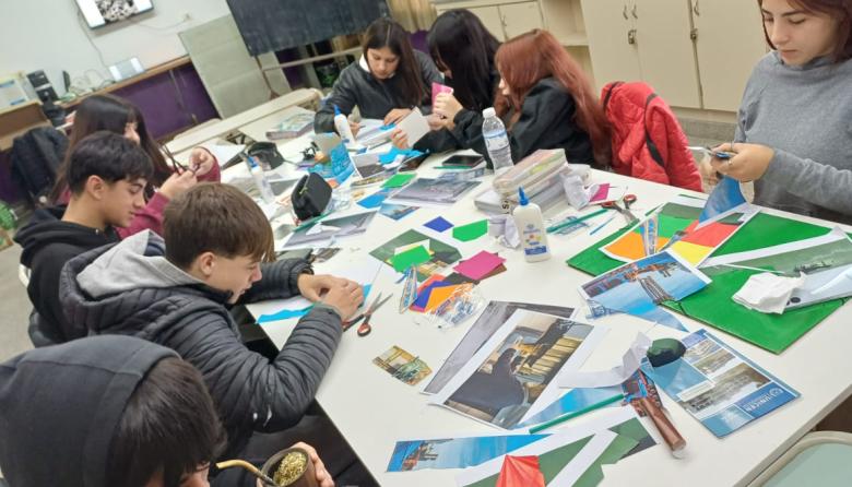 Una clase diferente en Quequén: el puerto fue protagonista de una experiencia artística