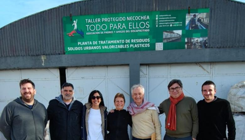 Autoridades provinciales recorrieron proyectos de discapacidad y trabajo comunitario en Necochea