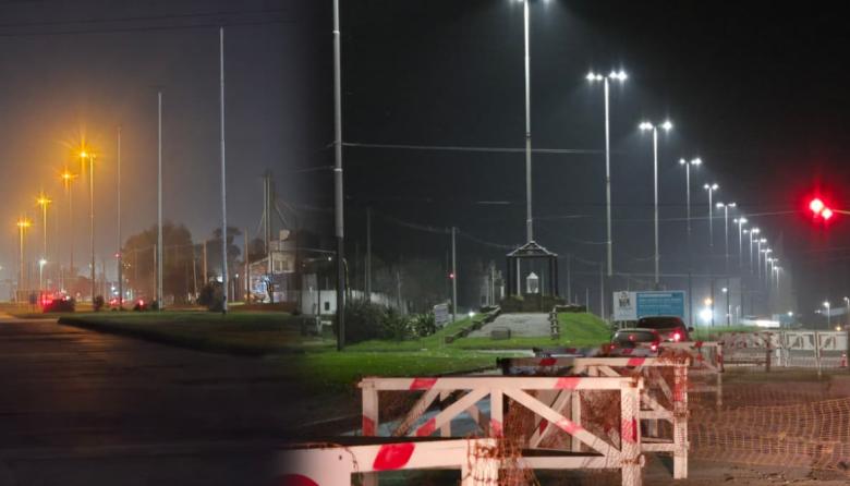 Así cambia Almirante Brown: Puerto Quequén renueva iluminación y refuerza estructuras en su corredor estratégico