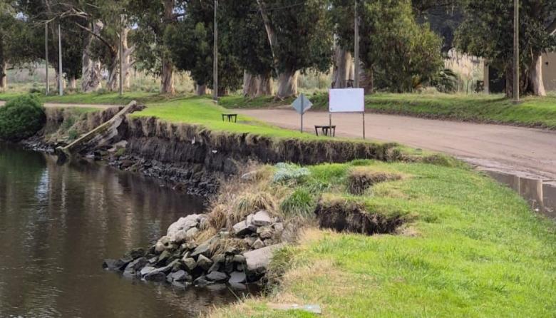 La Ribera del río Quequén vuelve a ceder: preocupa el avance de la erosión
