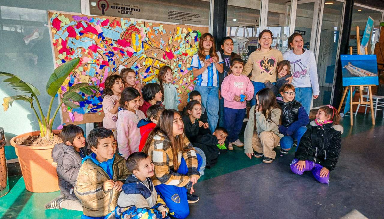 Arte, tecnología y una experiencia 360°: la visita del CEC N° 803 a Puerto Quequén