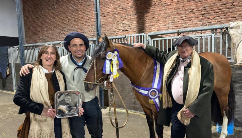 Cuatro caballos criollos, cuatro premios: La Fundadora de Necochea brilló en Palermo