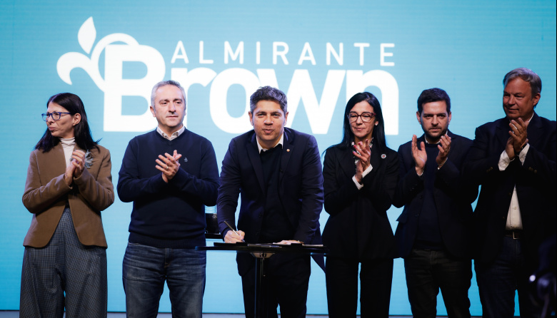 La necochense Andrea Cáceres junto a Kicillof: nuevo SUM y políticas para las infancias