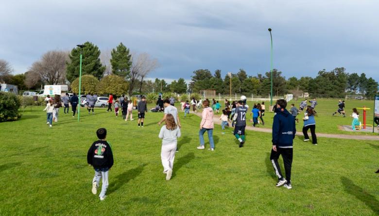 Juegos, arte, deporte y reciclaje: así festejaron el Día del Niño en San Cayetano