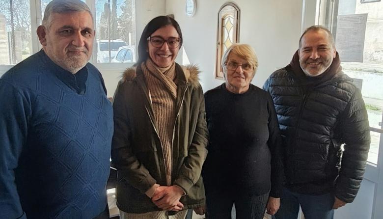 Andrea Cáceres y Cáritas Quequén buscan coordinar ayuda ante el deterioro social