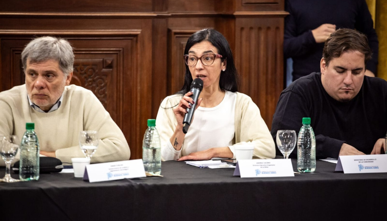 Andrea Cáceres participó junto a Kicillof de la organización de la Peregrinación a Luján