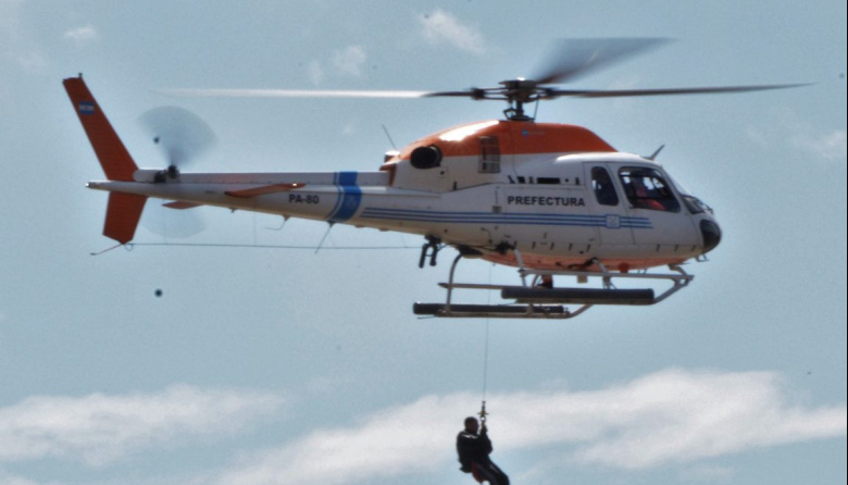 Prefectura realiza un simulacro de rescate y salvamento marítimo en Puerto Quequén
