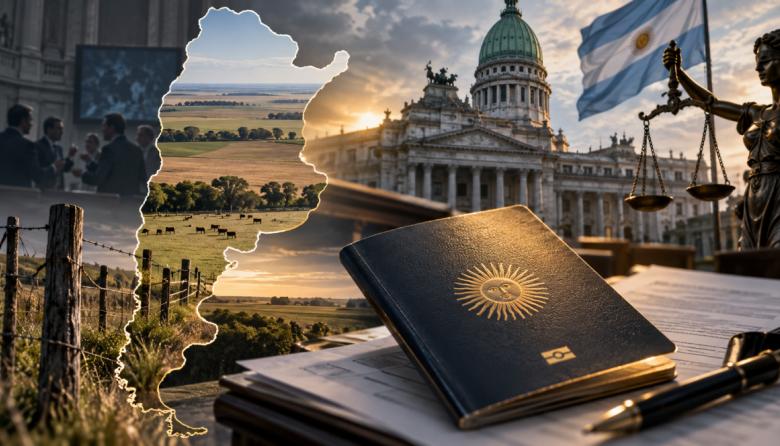 Pasaporte dorado en Argentina: el punto legal que reaviva la pelea por las tierras
