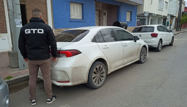La Policía de Necochea detectó un Toyota Corolla buscado por una causa de Mar del Plata