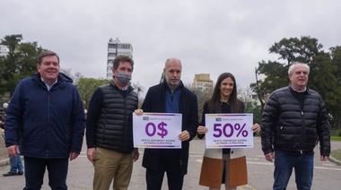 Horacio Rodríguez Larreta y un guiño a la precandidata Eugenia Vallota en Mar del Plata