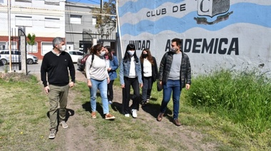 El Frente de Todos visitó las nuevas obras del Colegio Cavagnaro