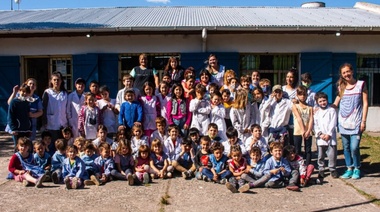 Gran festejo y peña por el cumpleaños de la escuela Almafuerte
